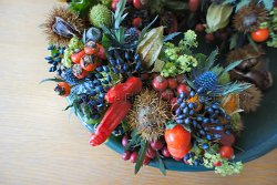 414 Autumn Table Arrangement